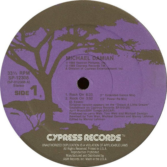 Michael Damian : Rock On (Dance Re-mix) (12")