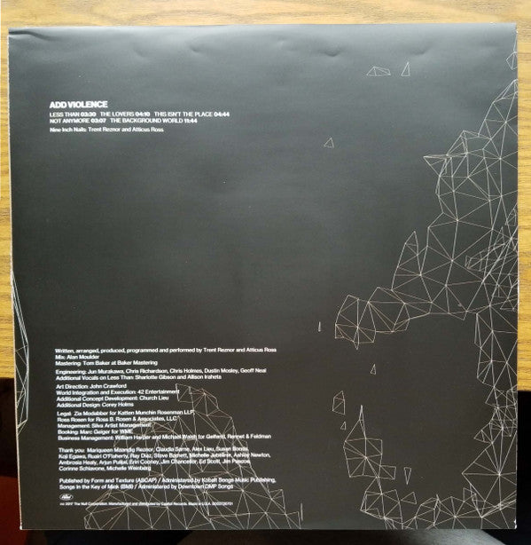 Nine Inch Nails : Add Violence (12", EP)