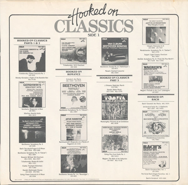 Louis Clark conducting The Royal Philharmonic Orchestra : Hooked On Classics (LP, Album)