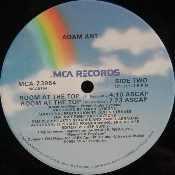 Adam Ant : Room At The Top (Extended Version) (12")