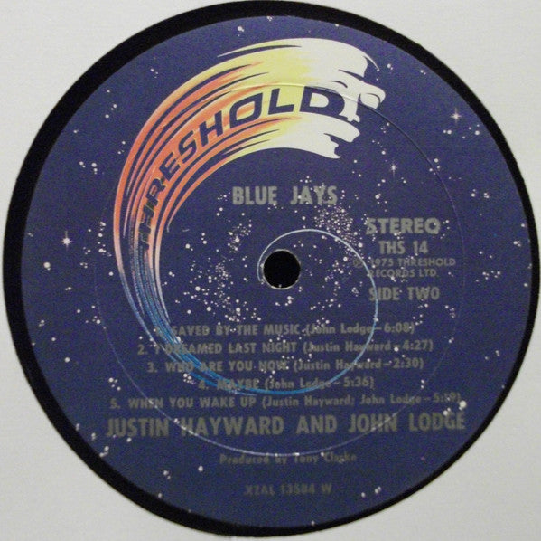 Justin Hayward, John Lodge : Blue Jays (LP, Album, Wad)