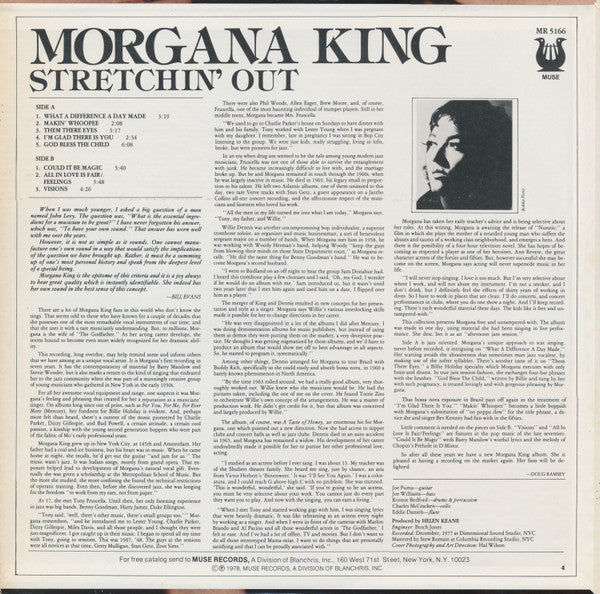 Morgana King : Stretchin' Out (LP, Album)
