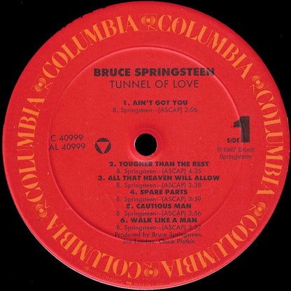 Bruce Springsteen : Tunnel Of Love (LP, Album, Car)