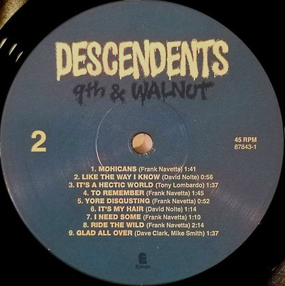 Descendents : 9th & Walnut (LP, Album)