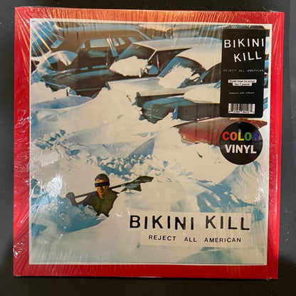 Bikini Kill : Reject All American (LP, Album, RE, Red)
