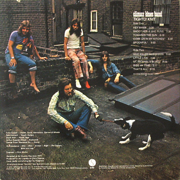 Climax Blues Band : Tightly Knit (LP, Album, RE)