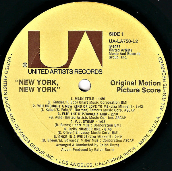 Liza Minnelli • Robert De Niro : New York, New York (Original Motion Picture Score) (2xLP, Album)