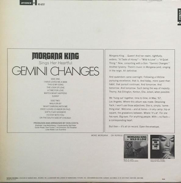Morgana King : Gemini Changes (LP, Album)