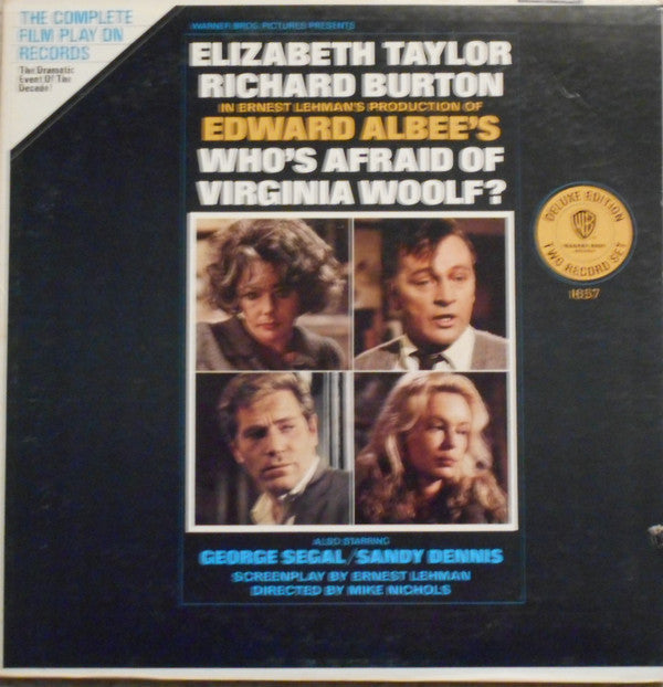 Elizabeth Taylor, Richard Burton (2), George Segal, Sandy Dennis (2) : Who's Afraid Of Virginia Woolf? (2xLP, Mono, Dlx, Gat)