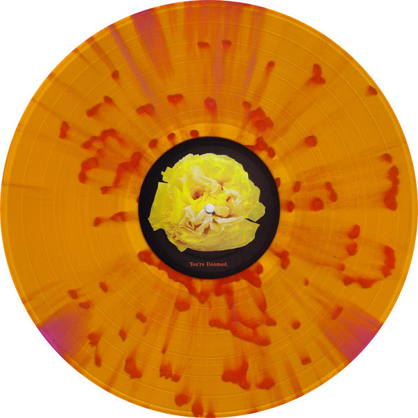 Rob Crow's Gloomy Place : You're Doomed. Be Nice. (LP, Album, Ltd, Ora)